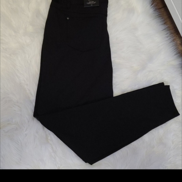 Vera Wang classic Black Mid-Rise slimming stretch fit skinny dress pants 0X - Picture 16 of 16